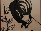 la photo d'une photo représentant un homme tenant une fleur à la main