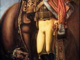 portrait of a man with a horse by a painting of a man with a horse