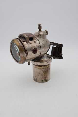 Lampe de vélo à acétylène en métal de marque CICCA.