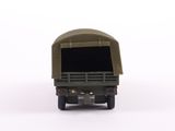 a toy truck that is sitting on a white surface