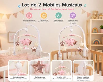 a picture of a baby crib with a lot of things on it