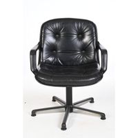 COMFORTO. Charles POLLOCK. PAIRE DE FAUTEUILS à assise tourn… (photo 3)