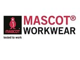 the mascot of the mascot workwear company has a red bear on it