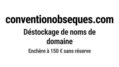 Nom de domaine conventionobseques.