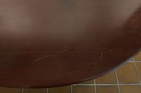 Table de salle à manger de forme ovale en acajou de Cuba, re… (photo 4)
