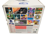 a white box with pictures on it on a white background