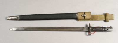 ANGLETERRE. Baïonnette 1907, lame (flèche , « 7SE couronné, …