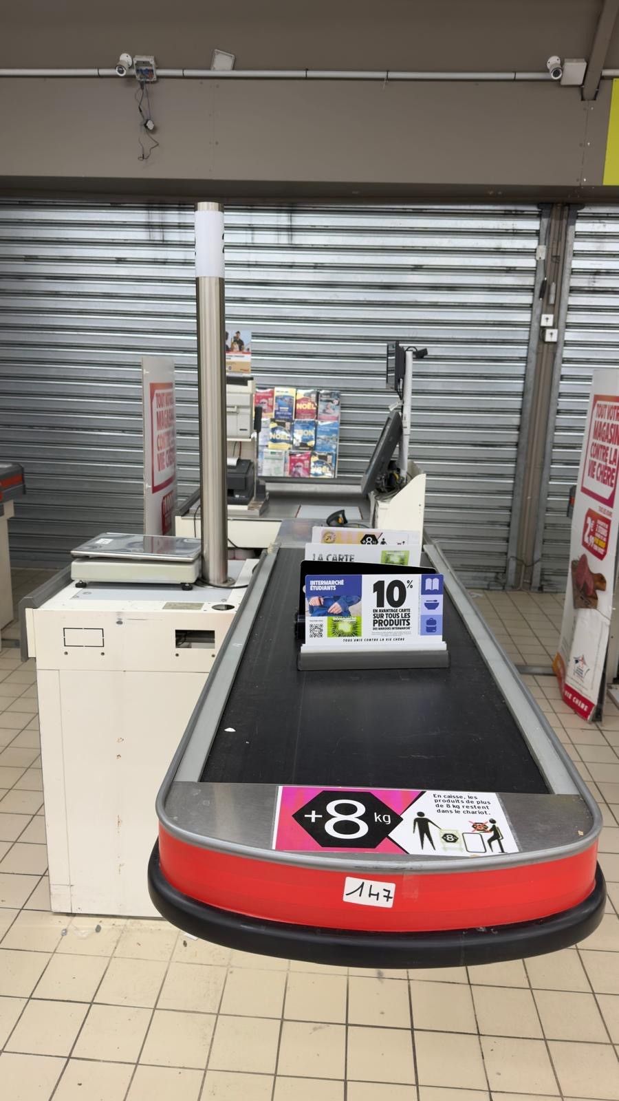 Caisse tapis roulant RASEC,