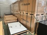 boxes and pallets are stacked on pallets in a warehouse