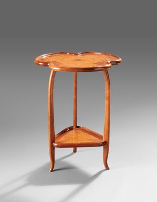 Louis MAJORELLE (1859-1926), attribué à Guéridon trèfle en p… - Photo 1