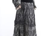 an image of a woman ' s black dress on a mannequin mannequin