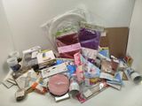 a pile of assorted items sitting on a table
