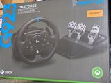 a box that has a steering wheel on top of it