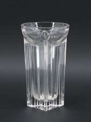 VILLEROY & BOCH - Vase en cristal à décor de cannelures, col…