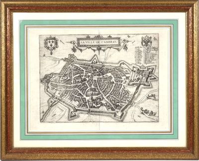 a drawing of a map of the city of cambridge, england