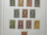 an image of a picture of a collection of stamps on a paper