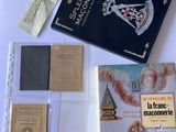 a lot of books that are on a table
