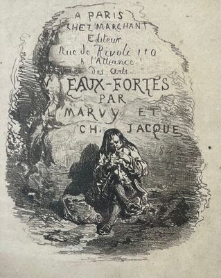 L. MARVY et Ch. JACQUES Joueur de biniou.