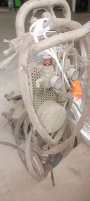 an image of a motorcycle that has been left in the garage