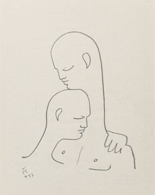 an image of a drawing of a man and a woman