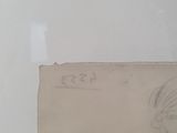a drawing of a boy that is on a piece of paper