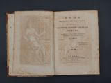 an old book with a picture of a woman on it