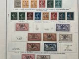 a large collection of stamps from different countries and countries