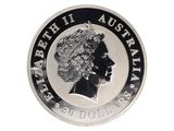 pièce d'argent à l'effigie de la reine Élisabeth
