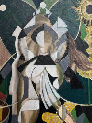 JOHN PELLING (1930) Elevation Huile sur toile Signée en bas …
