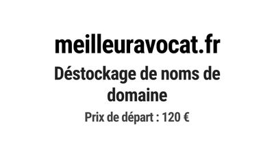 Nom de domaine meilleuravocat.fr.