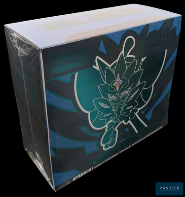 une boîte sur laquelle figure l'image d'une figurine de Pokémon