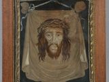 une image représentant un tableau d'un homme portant une couronne d'épines sur la tête