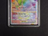 a close up of a pokemon card on a table