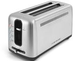 an image of a silver toaster on a white background