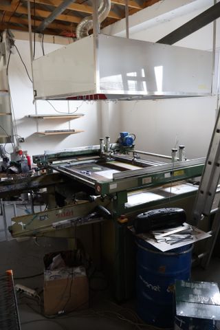 Sérigraphieuse SVECIA K5600 grand écran, ancienne