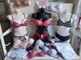 many bras and lingersuits on display in a store