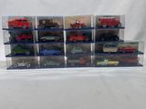 a lot of toy cars in the box on the table