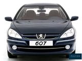 a blue car with a number plate on the front of it