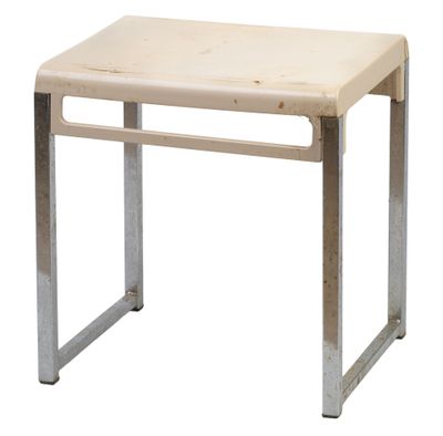 Marc BERTHIER (1935-2022). Bout de canapé, dessus en plastiq…