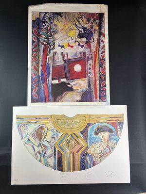 José PIRÈS (1955-2020) - "La Vierge et le Torero" et "Tête d…