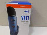 a close up of a box of a microphone on a table