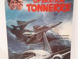 un vieux livre sur lequel figure l'image de deux avions en train de voler