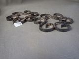 a lot of rings that are on the floor