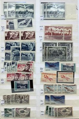 several different types of stamps are displayed on a sheet of paper