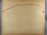 an image of a picture of a painting with a red string