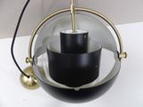 a lamp that is sitting on a white table