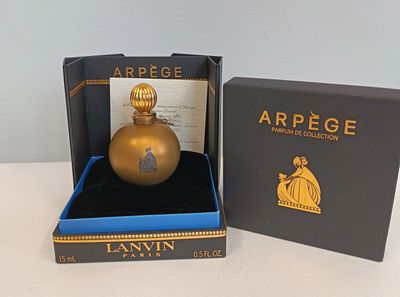LANVIN Arpège Flacon boule, décoré à l'or fin, sur une face …