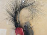 a picture of a pair of scissors and a hair brush