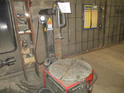 a machine that is sitting inside of a building