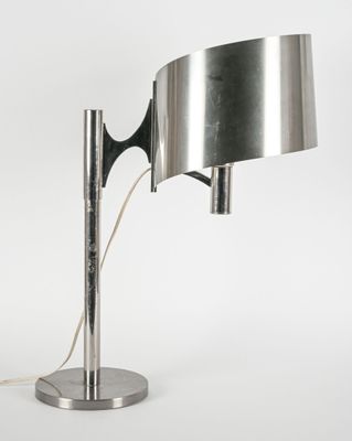 Maison CHARLES, attribué à Lampe à fut cylindrique reposant …